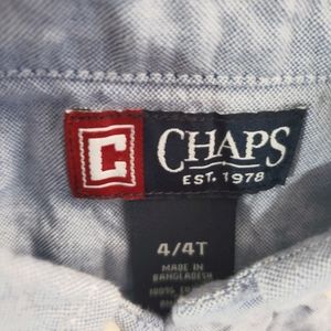 Boys button down jean shirt